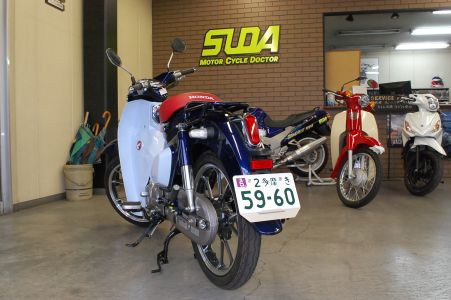 第4回ホンダＣ１２５ 軽二輪登録に成功しました！｜お知らせ｜モーターサイクルドクターSUDA：SUDA NEWS